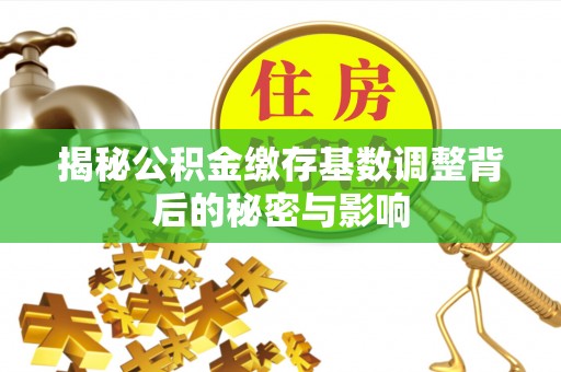 翁牛特旗揭秘公积金缴存基数调整背后的秘密与影响