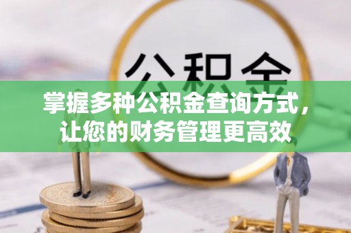 翁牛特旗掌握多种公积金查询方式，让您的财务管理更高效