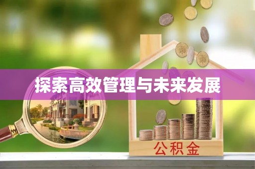 翁牛特旗探索高效管理与未来发展